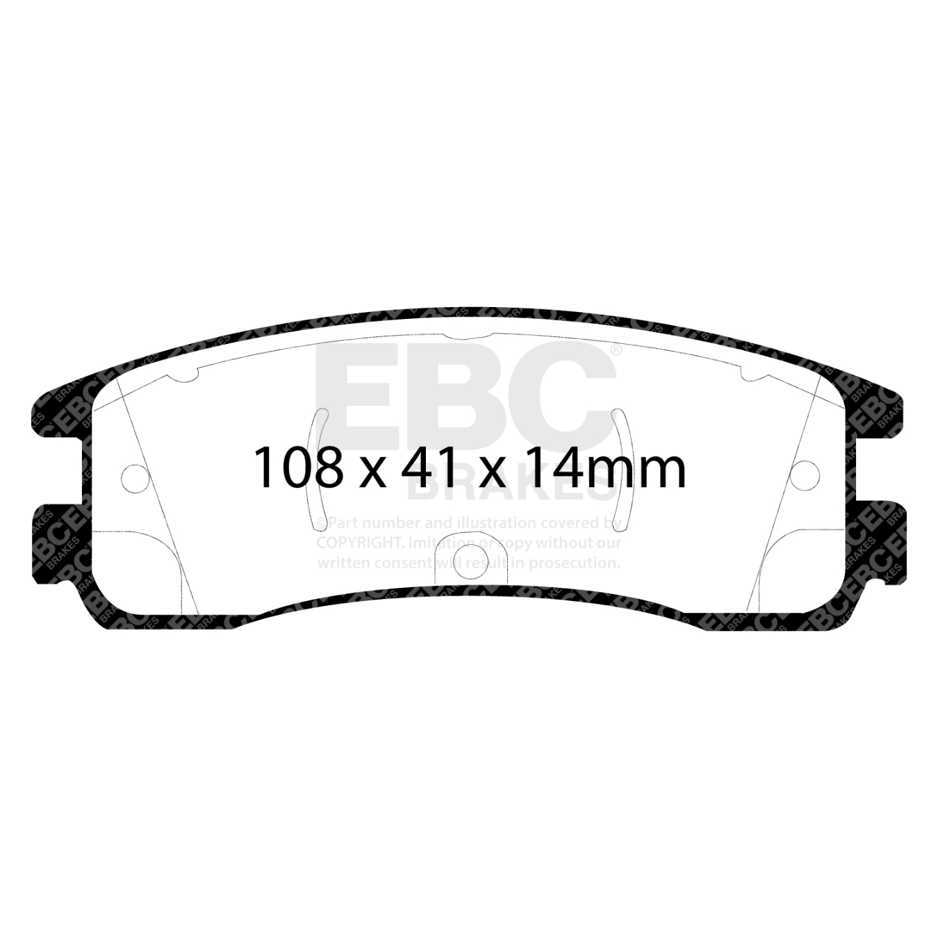 Plaquettes EBC Redstuff DP31122C