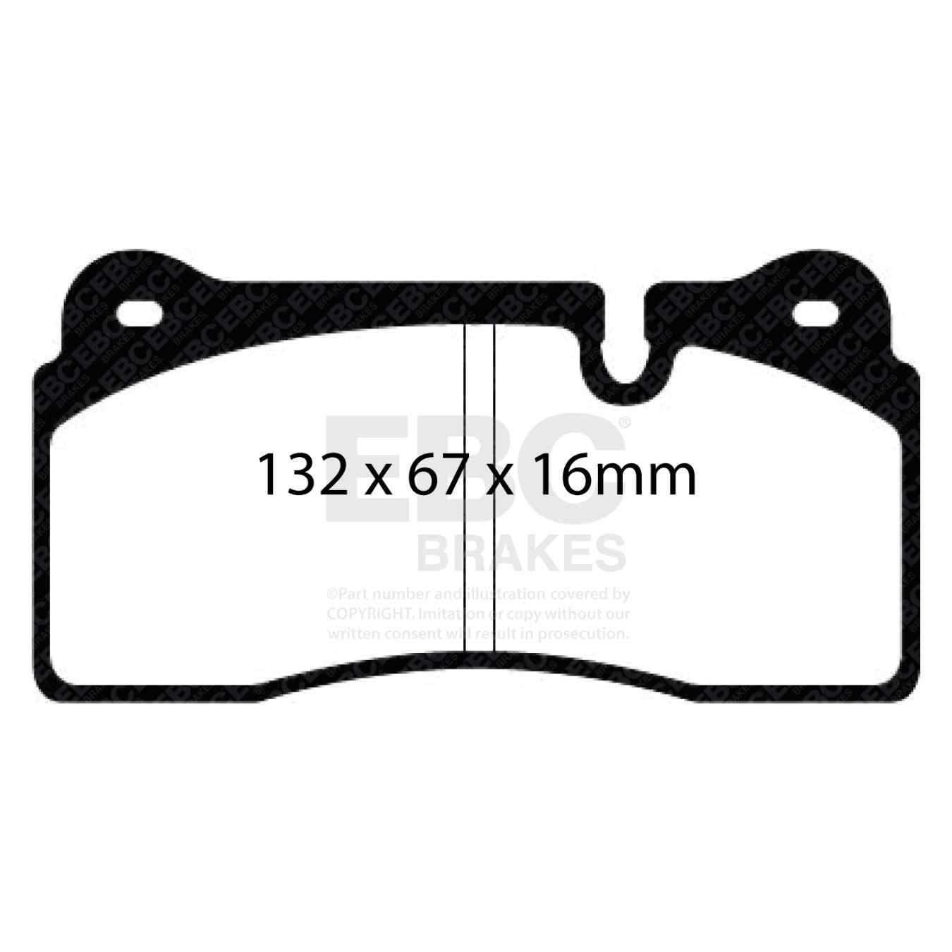 Plaquettes EBC Redstuff DP31127C