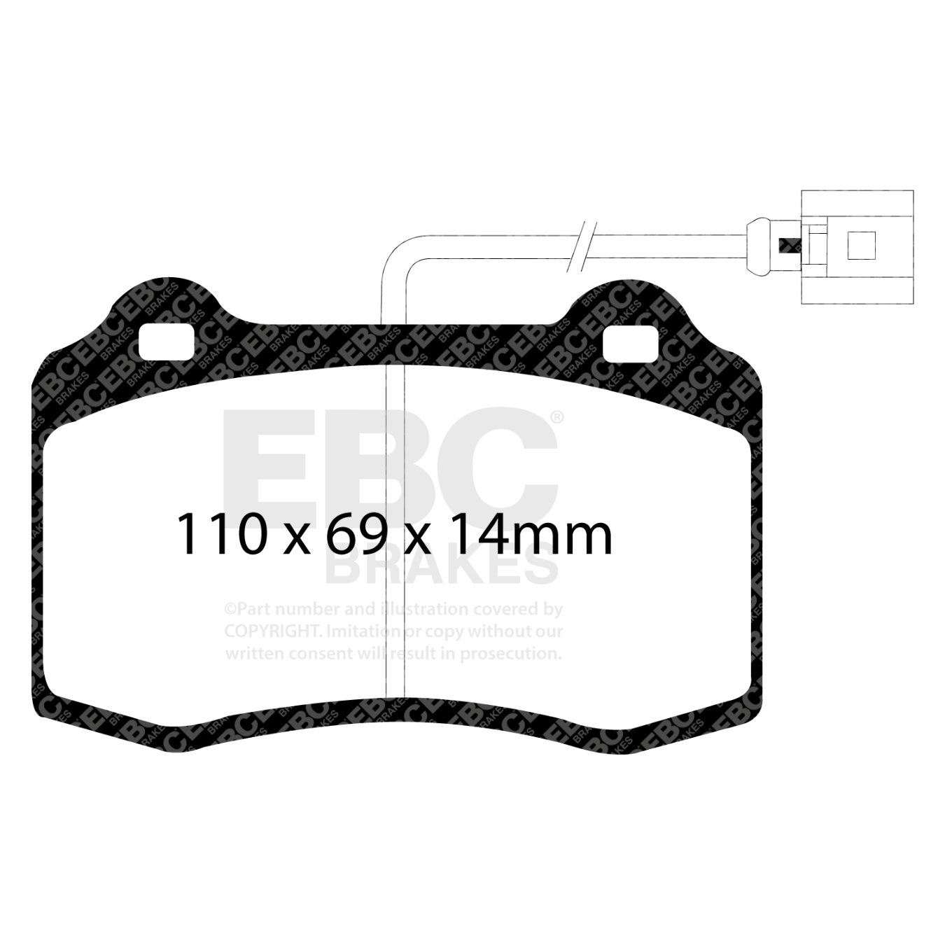 Plaquettes EBC Redstuff DP31140/2C