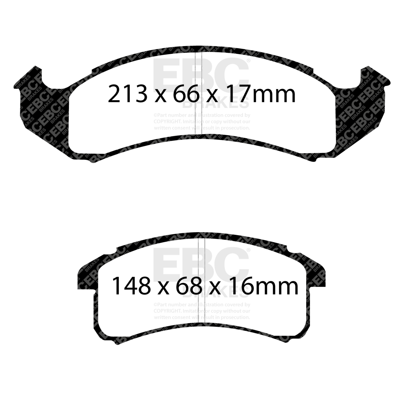 Plaquettes EBC Redstuff DP31142C