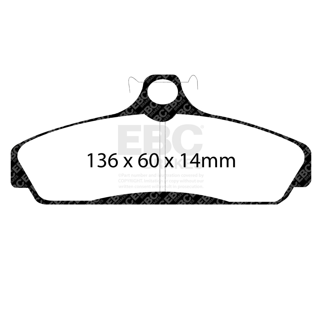Plaquettes EBC Redstuff DP31152C