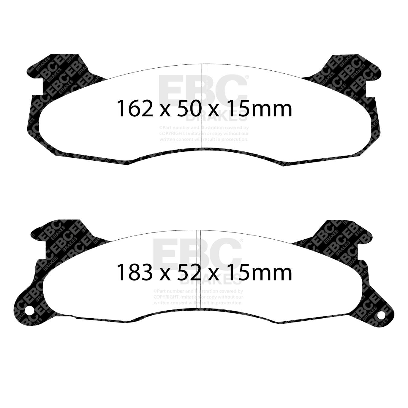 Plaquettes EBC Redstuff DP31161C