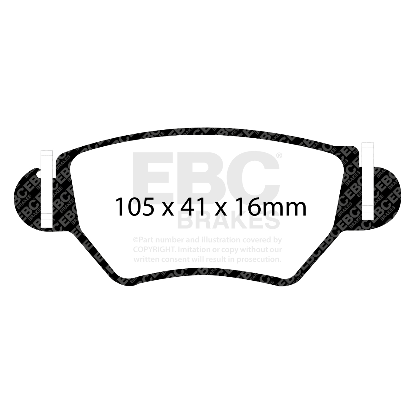 Plaquettes EBC Redstuff DP31186C
