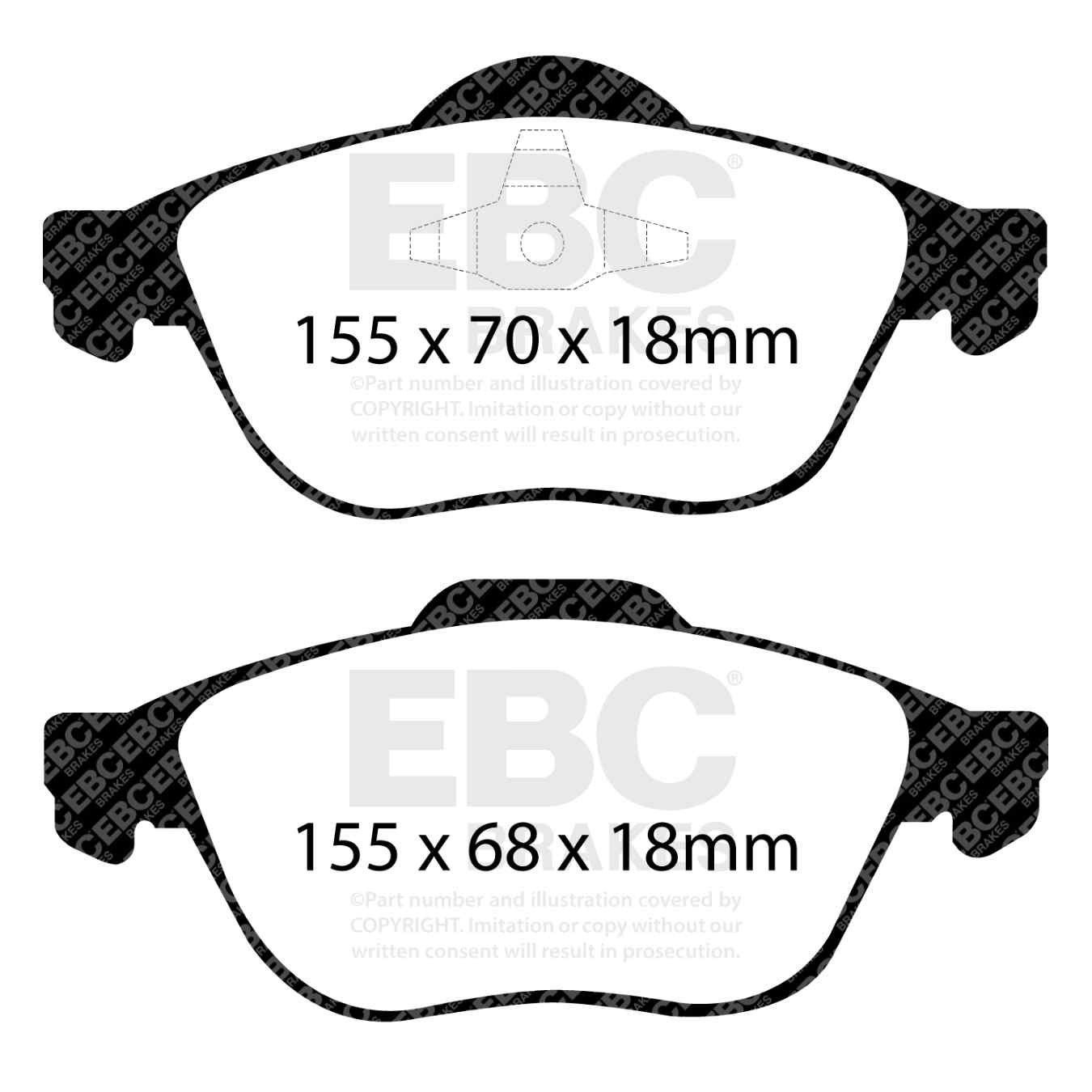 Plaquettes EBC Redstuff DP31353C