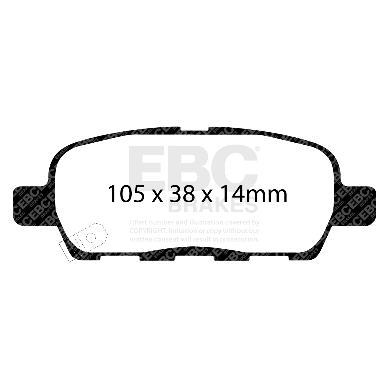 Plaquettes EBC Redstuff DP31666C