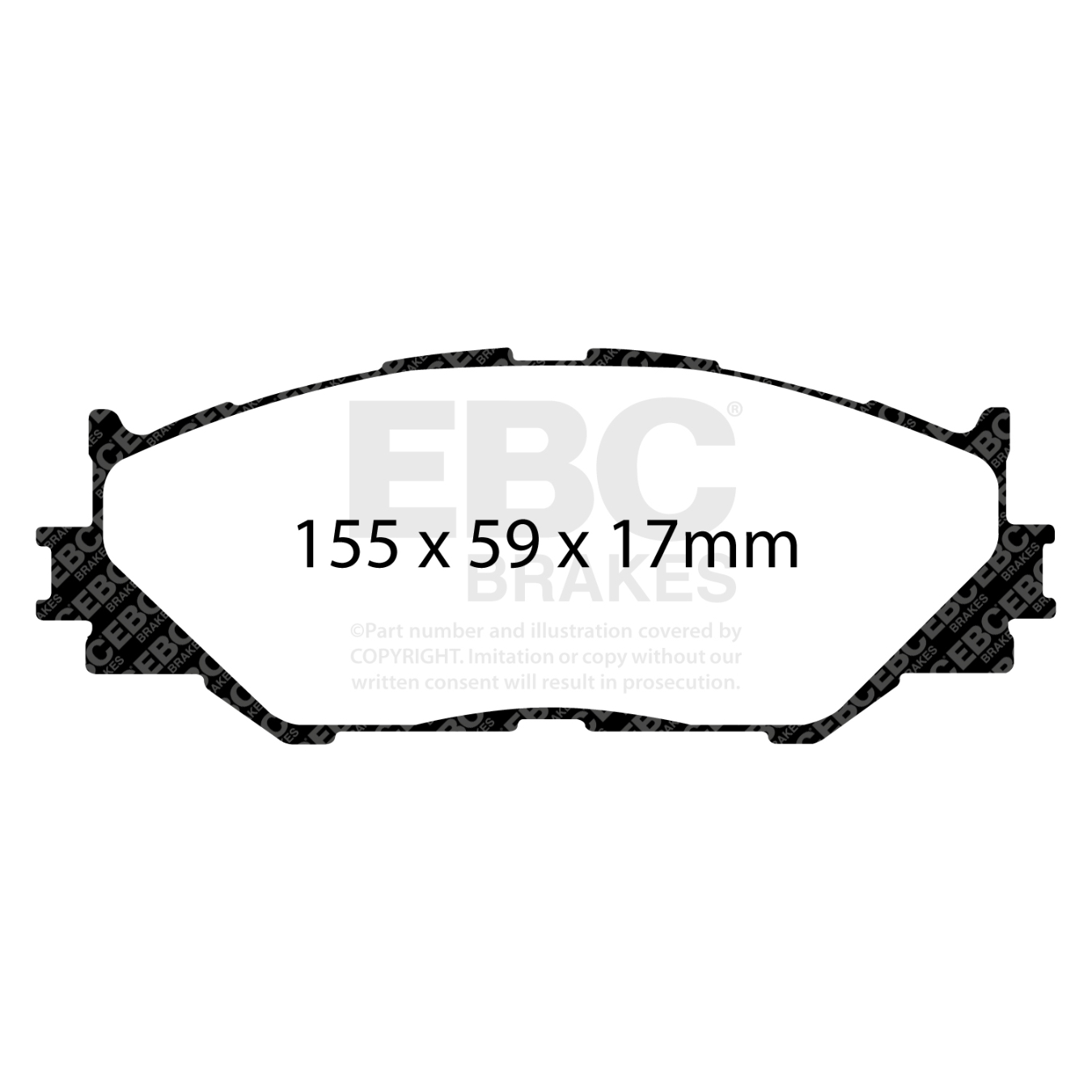 Plaquettes EBC Redstuff DP31772C
