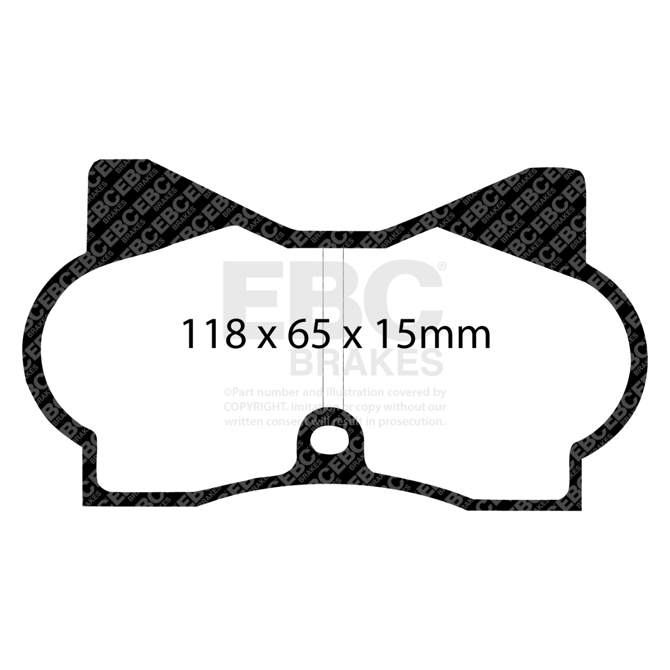 Plaquettes EBC Redstuff DP3180C