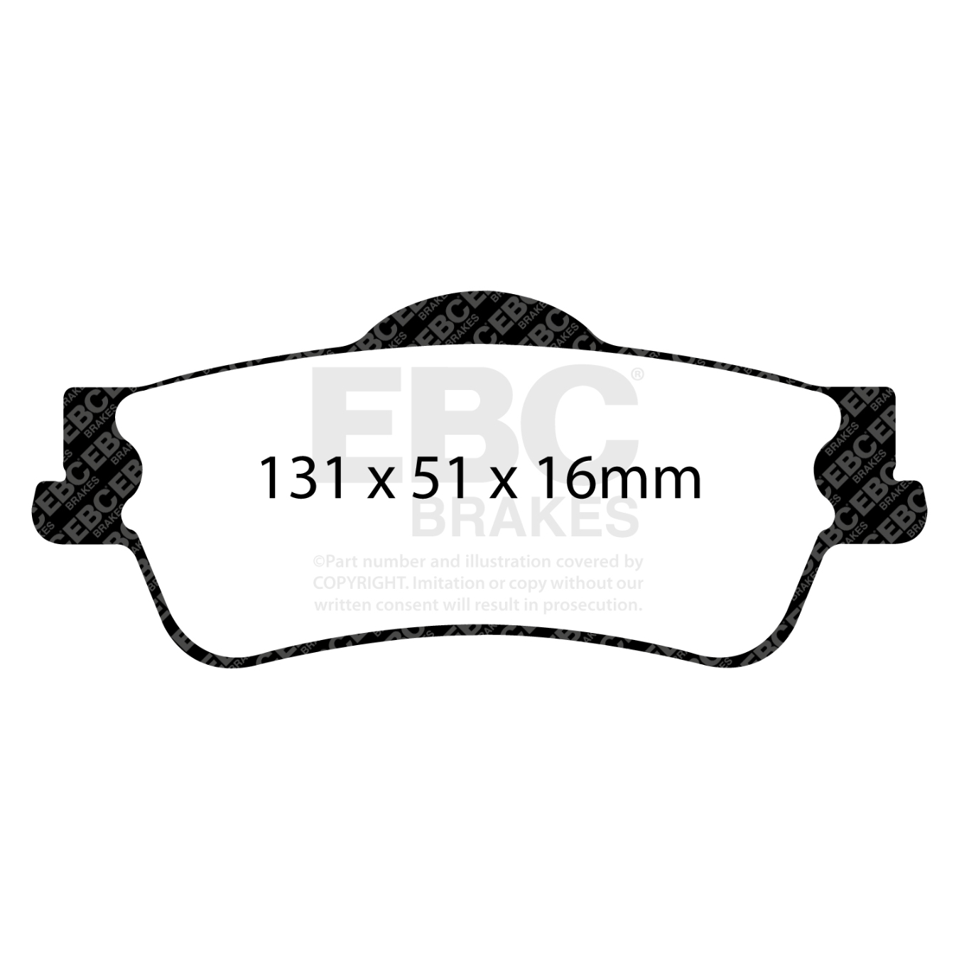 Plaquettes EBC Redstuff DP31834C