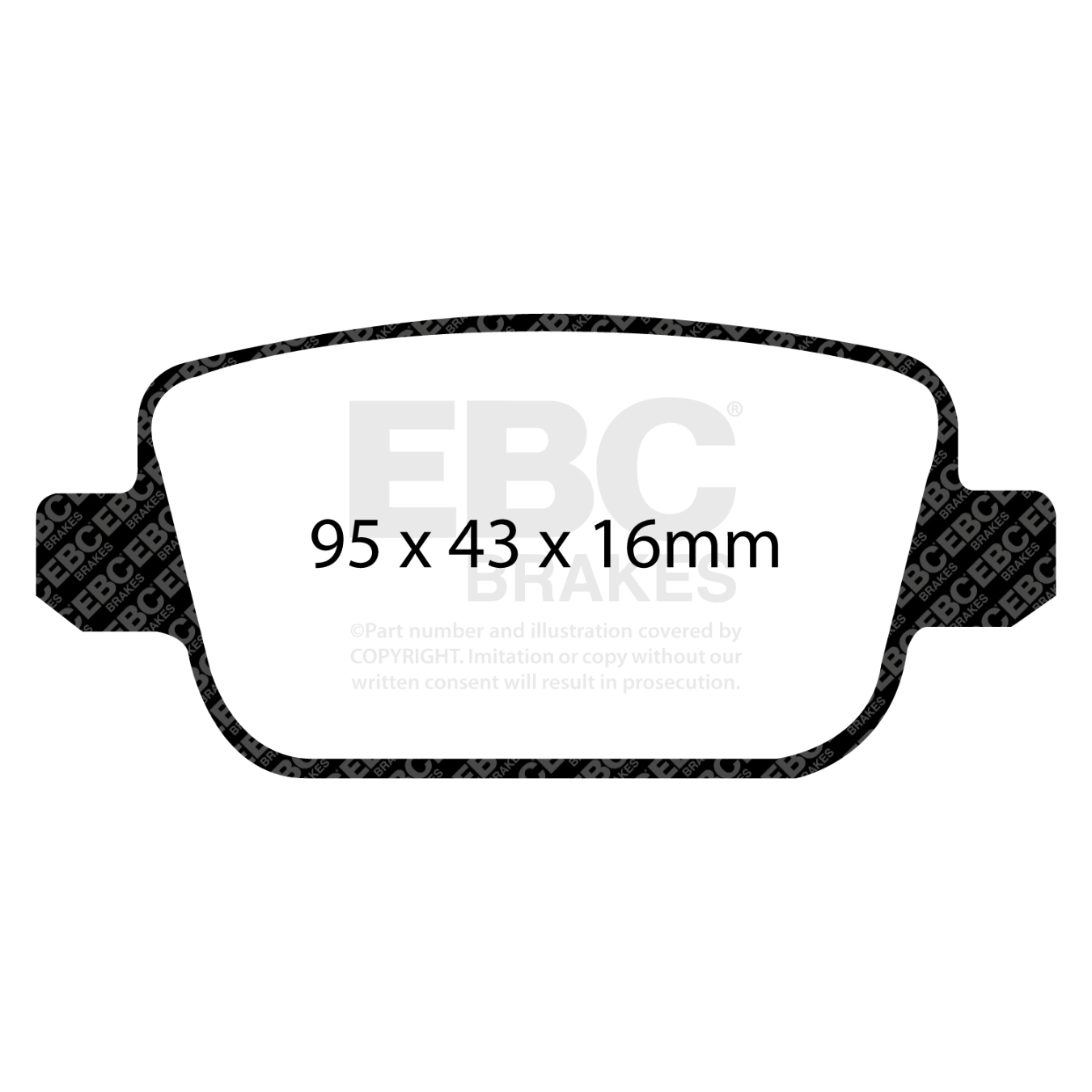 Plaquettes EBC Redstuff DP31933C