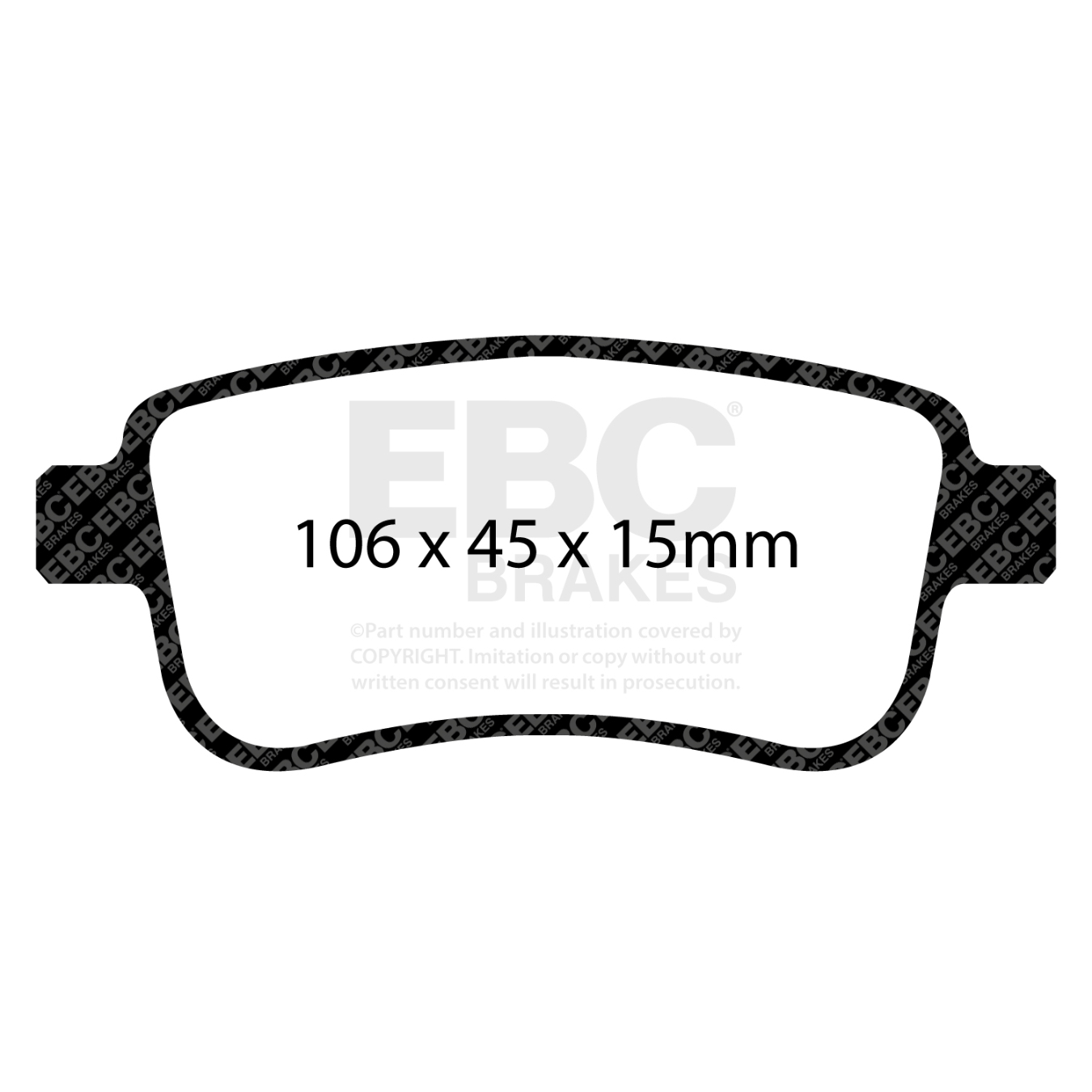 Plaquettes EBC Redstuff DP32025C