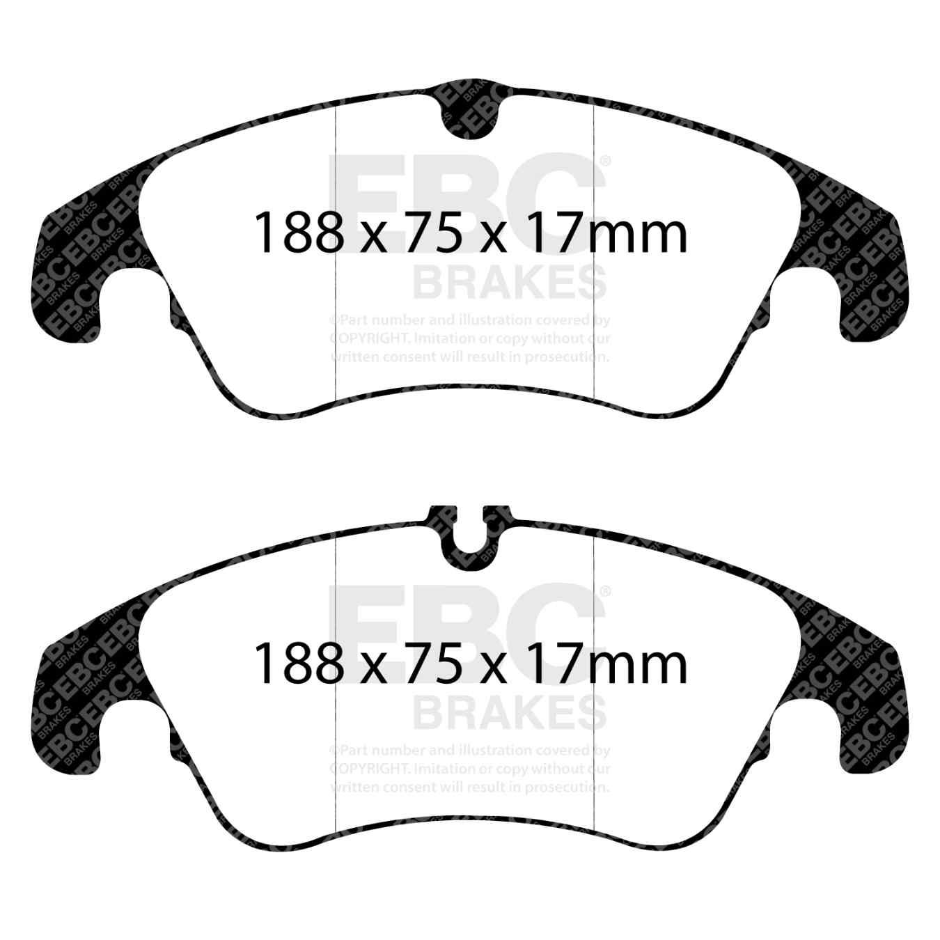 Plaquettes EBC Redstuff DP32055C