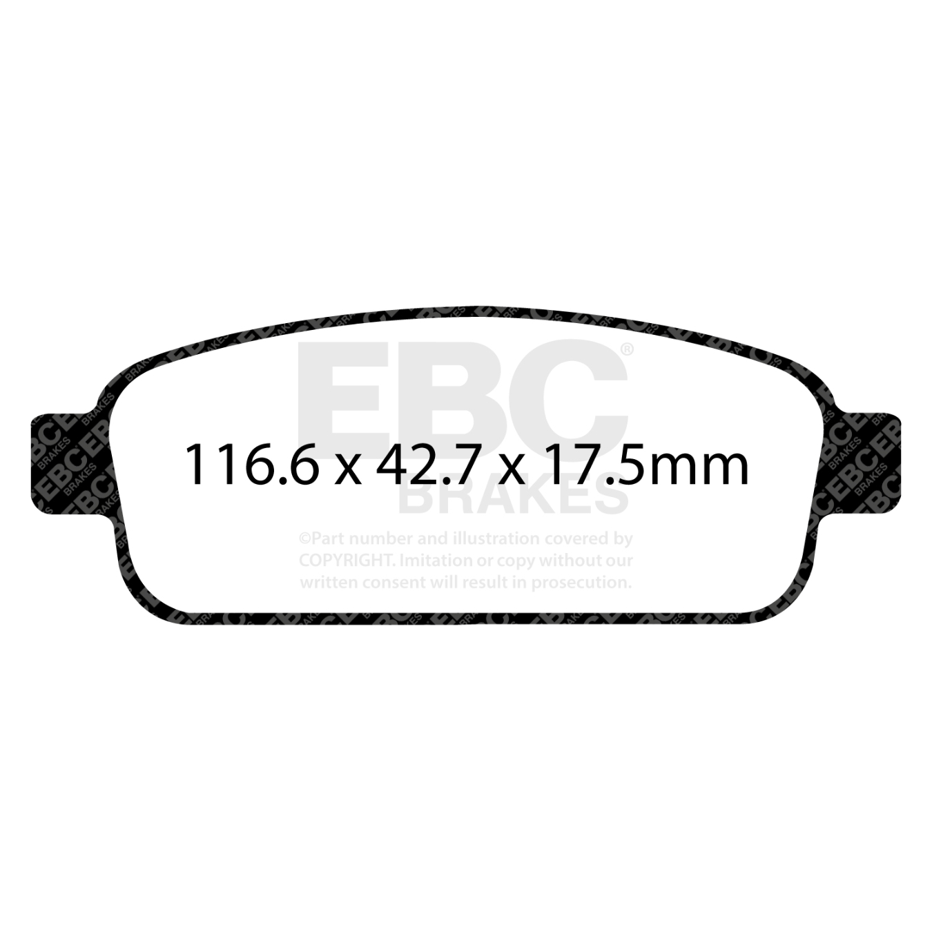 Plaquettes EBC Redstuff DP32066C