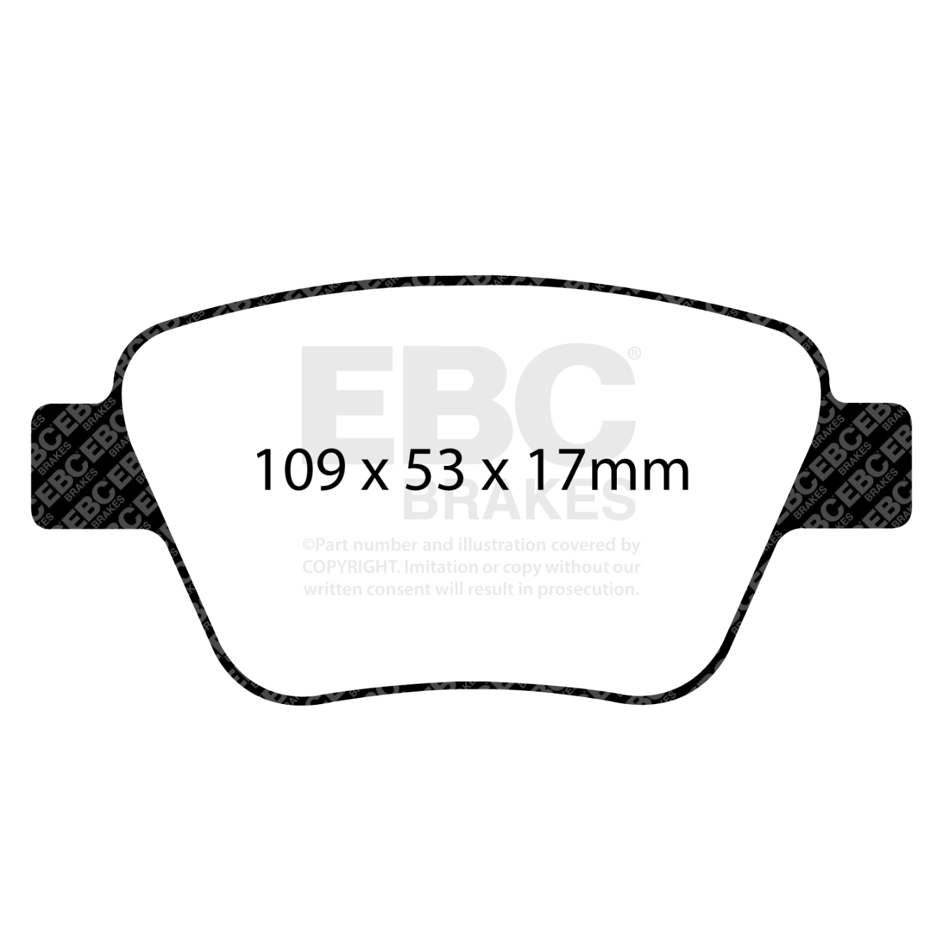 Plaquettes EBC Redstuff DP32075C