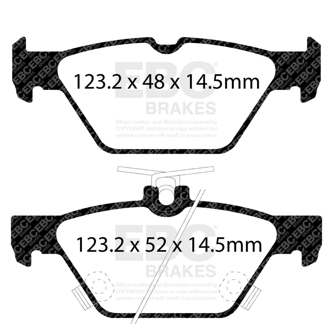 Plaquettes EBC Redstuff DP32257C