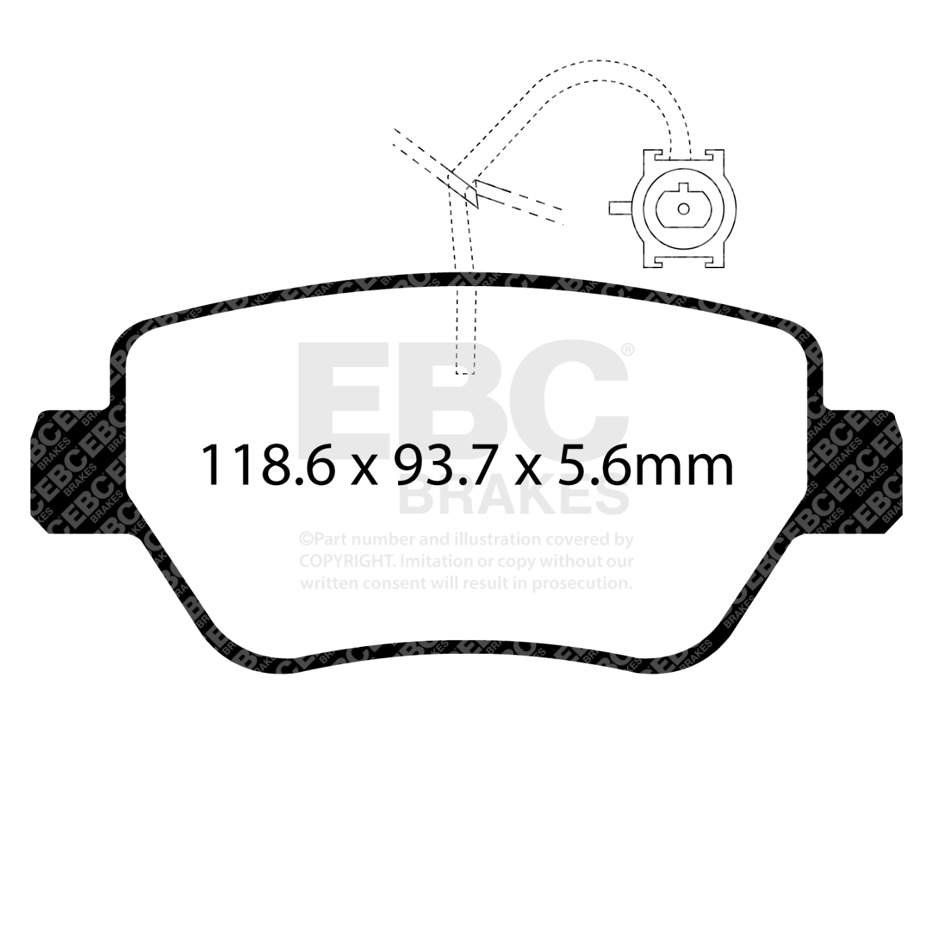 Plaquettes EBC Redstuff DP32258C