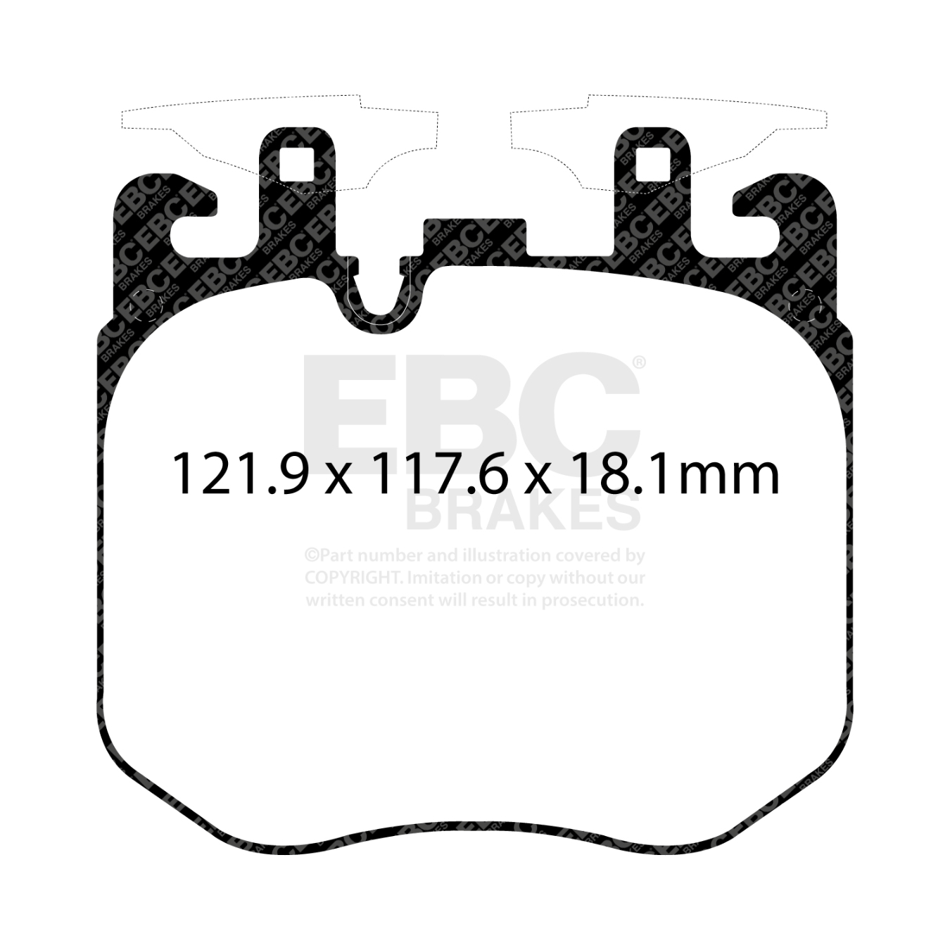 Plaquettes EBC Redstuff DP32304C