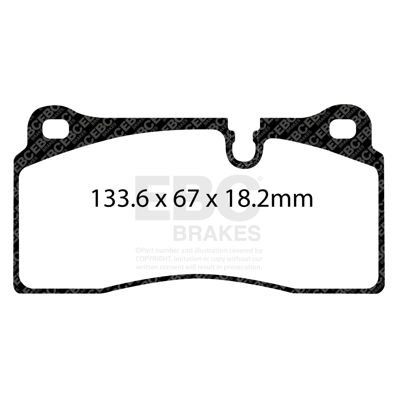 Plaquettes EBC Redstuff DP32425C