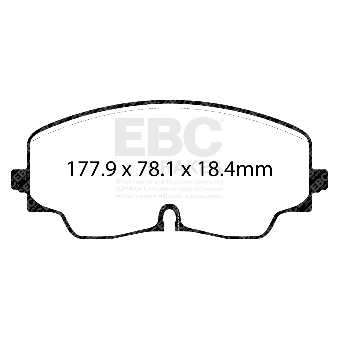 Plaquettes EBC Redstuff DP32448C