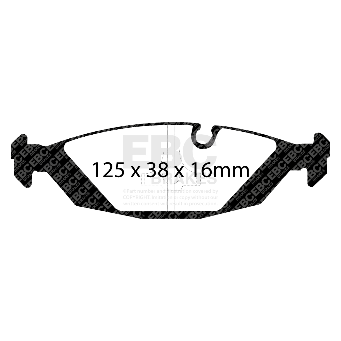 Plaquettes EBC Redstuff DP3447C