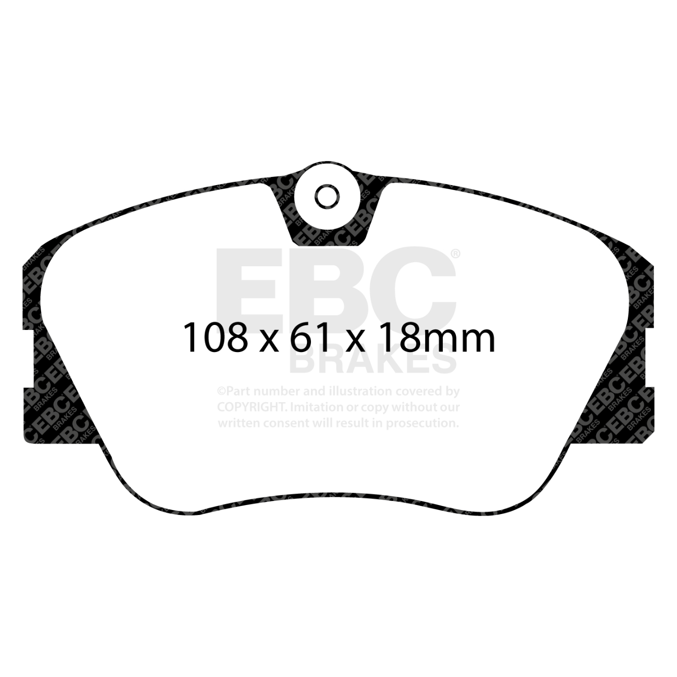 Plaquettes EBC Redstuff DP3577C