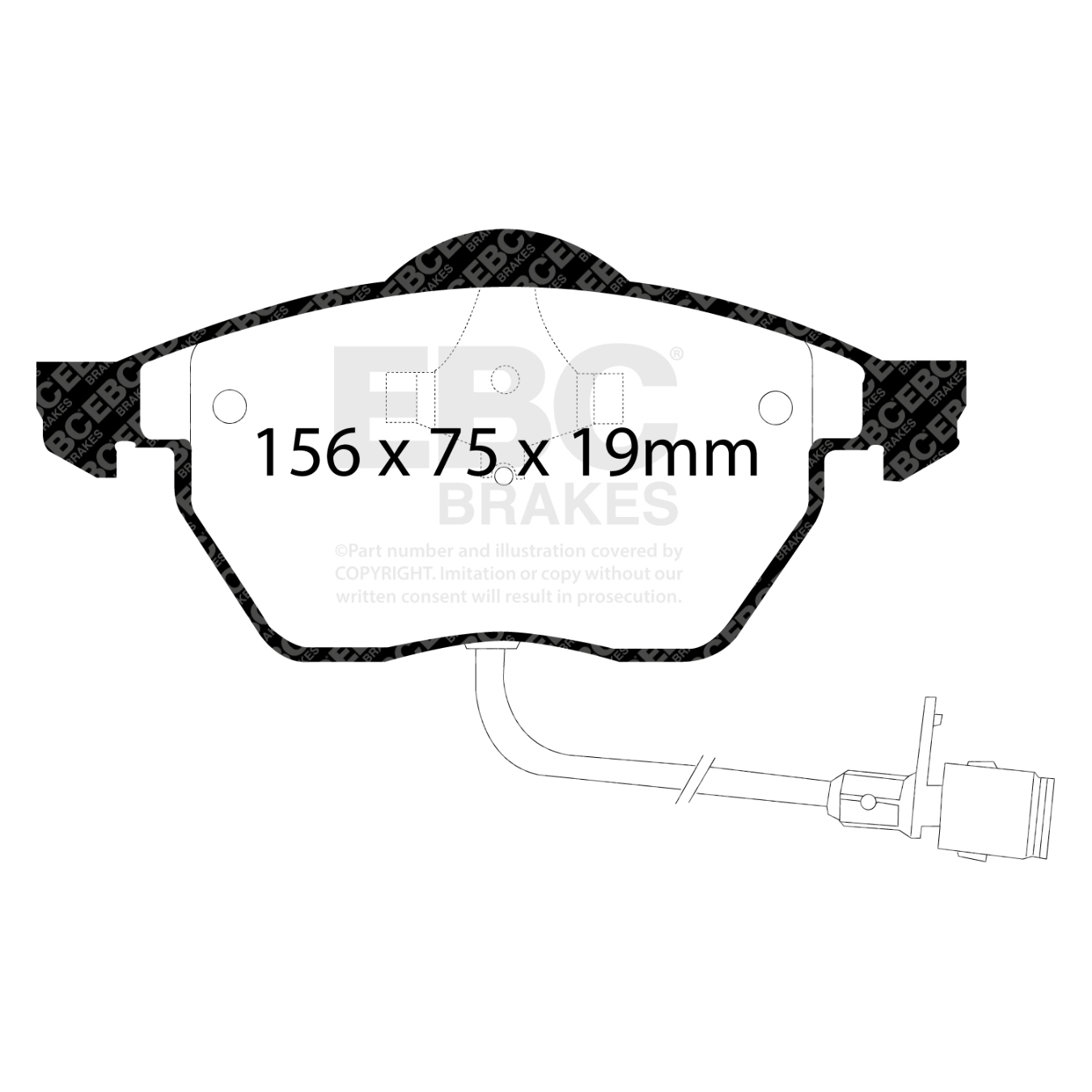 Plaquettes EBC Redstuff DP3836C