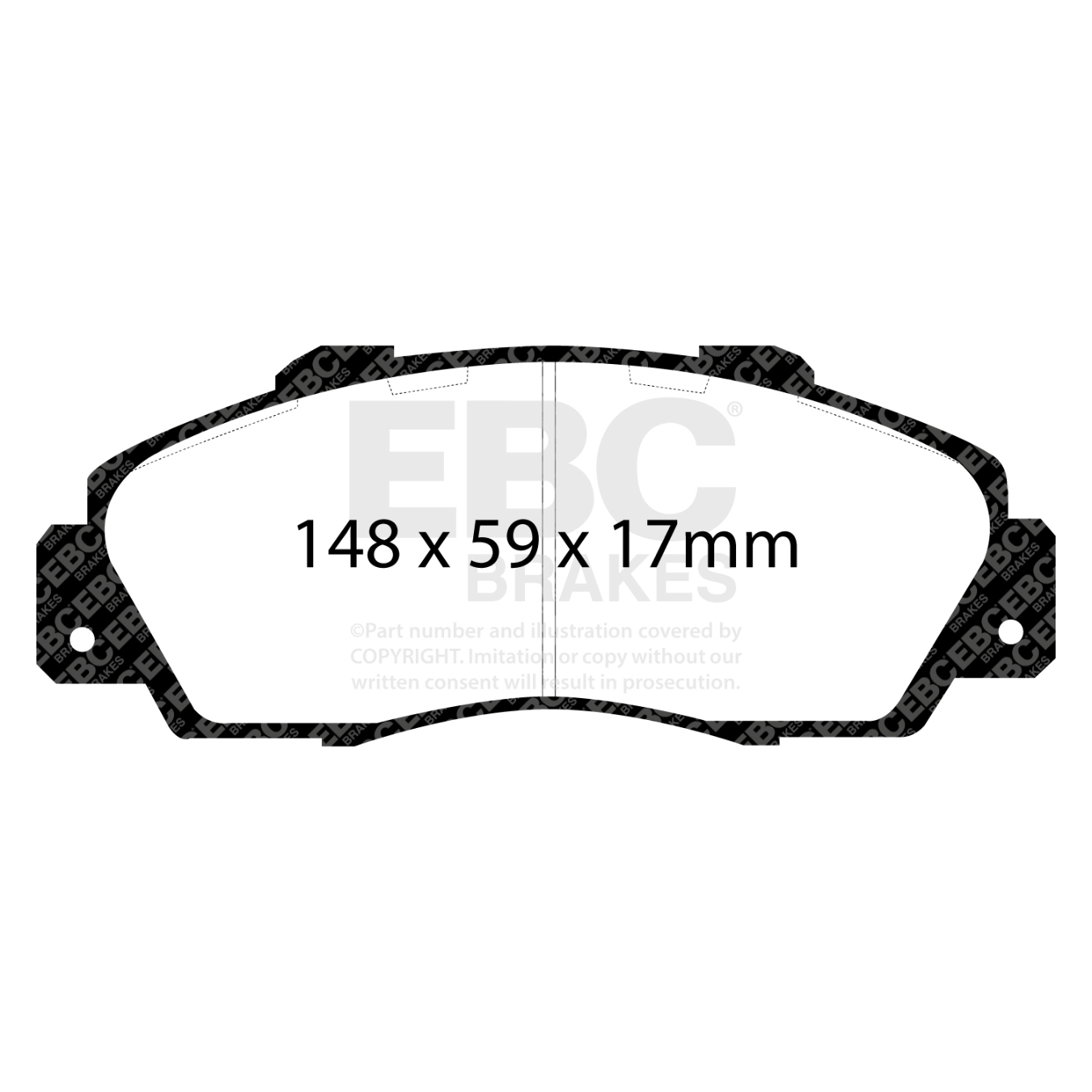 Plaquettes EBC Redstuff DP3872C