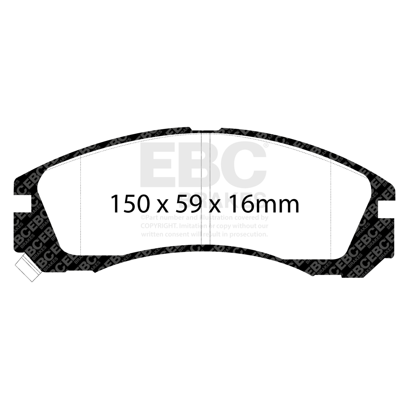 Plaquettes EBC Redstuff DP3954C