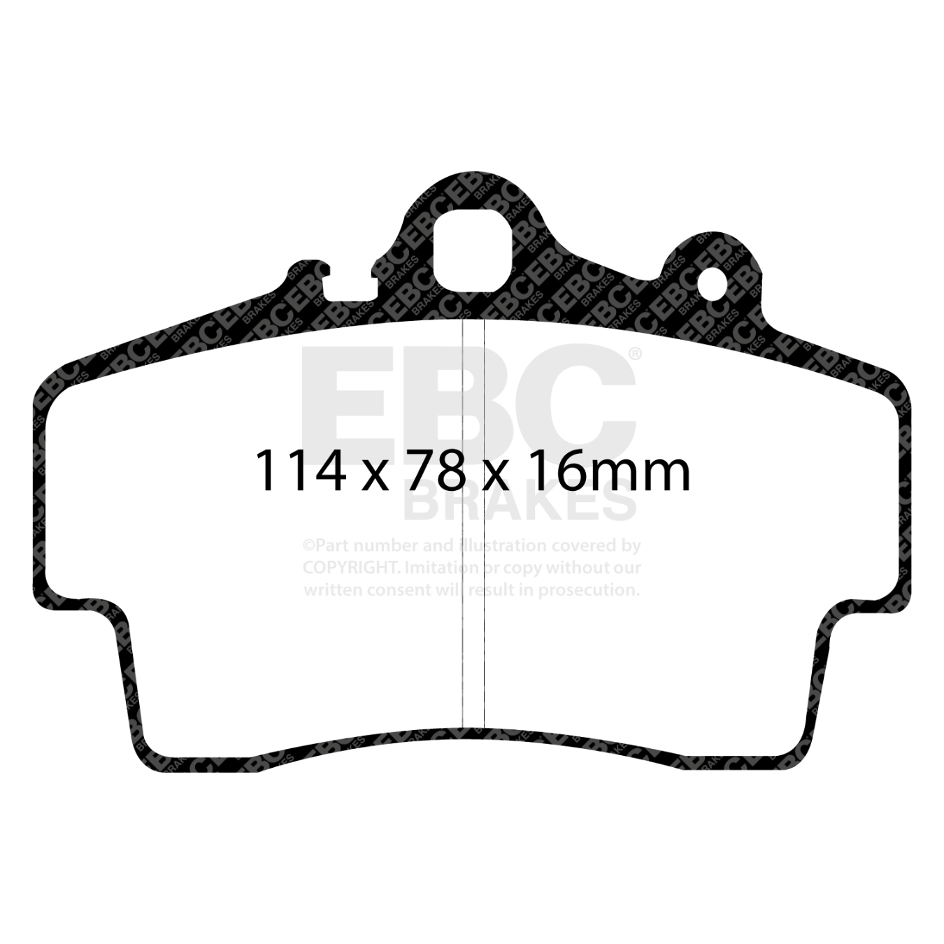 Plaquettes EBC RP-1 DP81207RP1