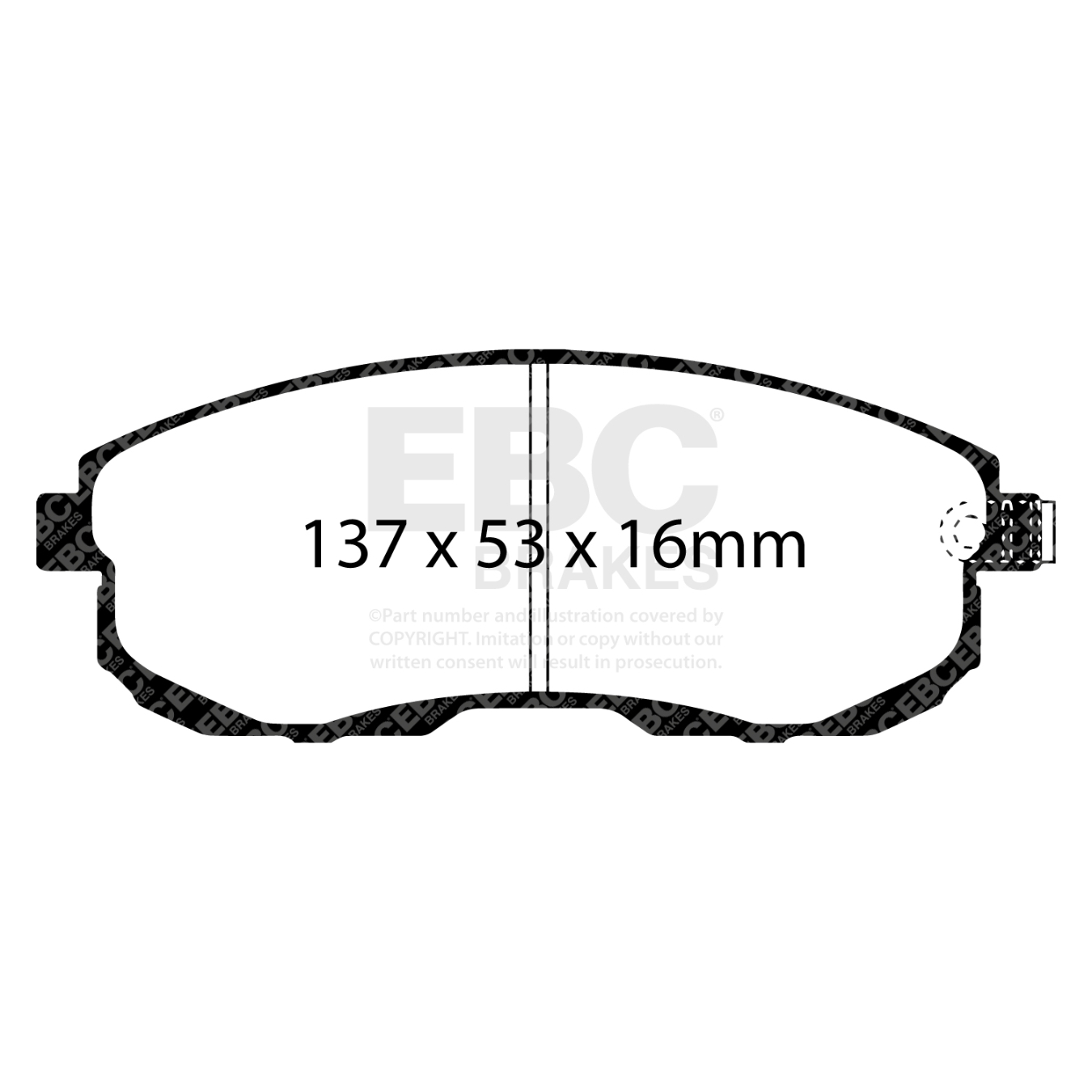 Plaquettes EBC RP-1 DP81636RP1