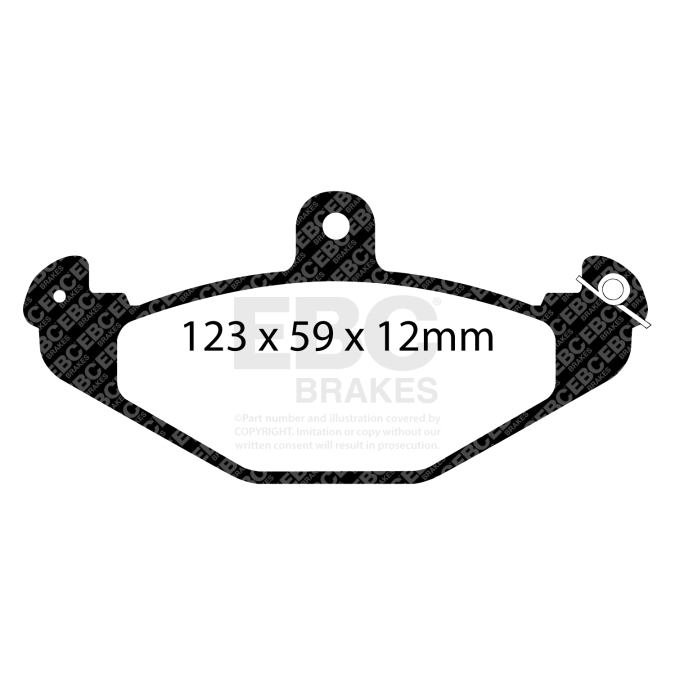 Plaquettes EBC RP-X DP8885/2RPX