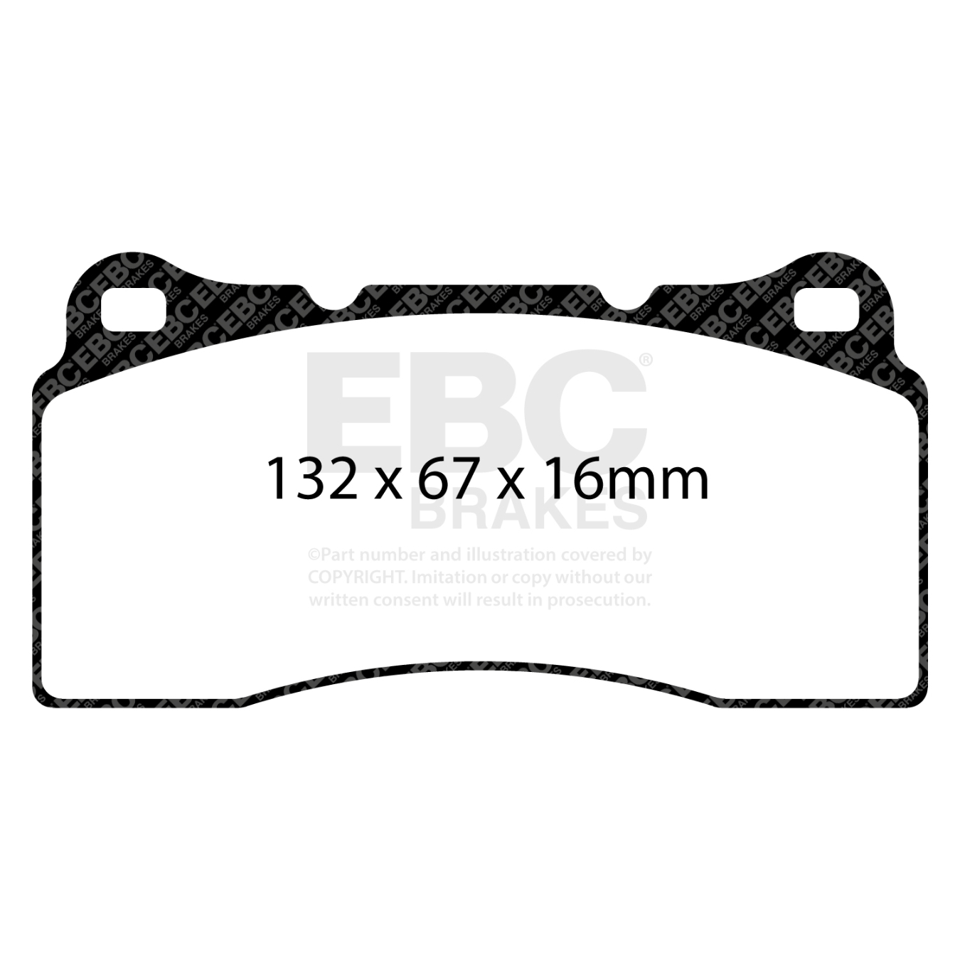 Plaquettes EBC SR11 DP81110.16SR11