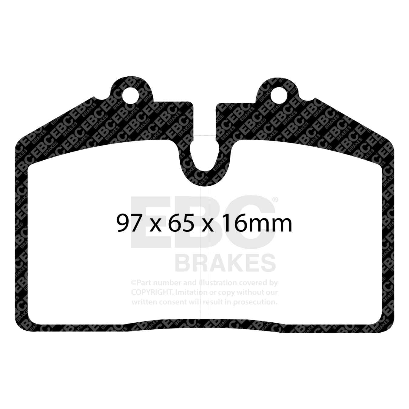 Plaquettes EBC Ultimax DP1013