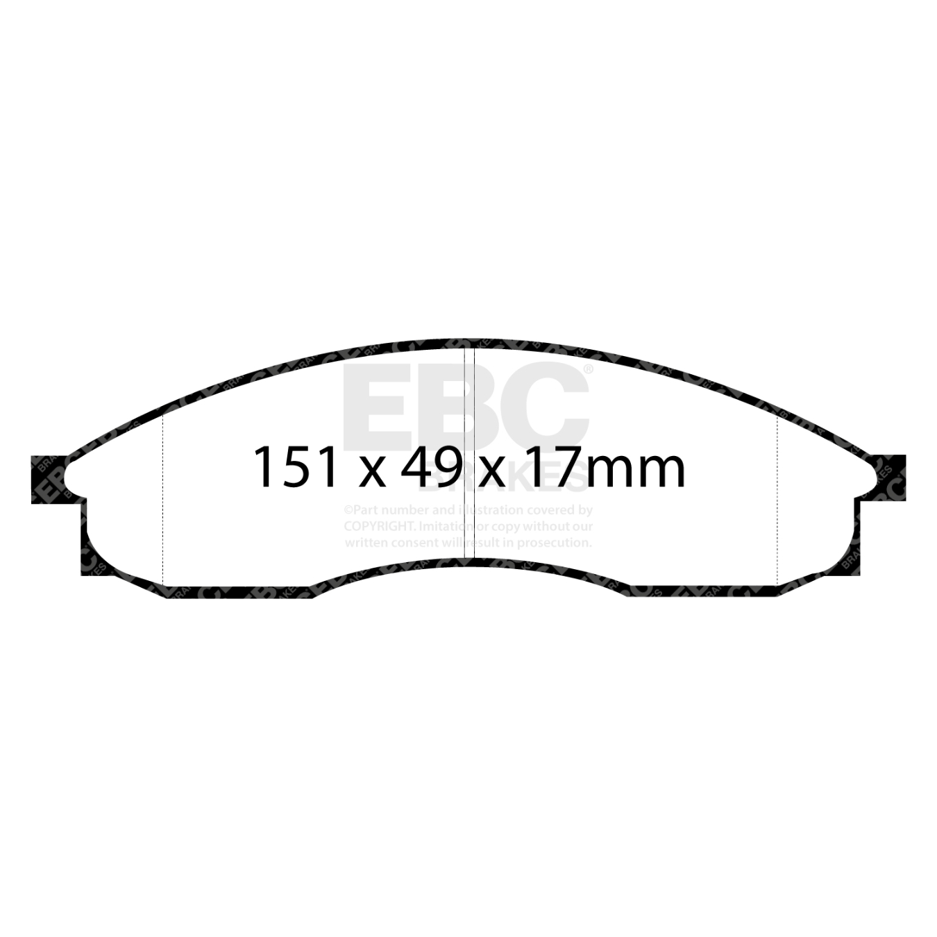 Plaquettes EBC Ultimax DP1046