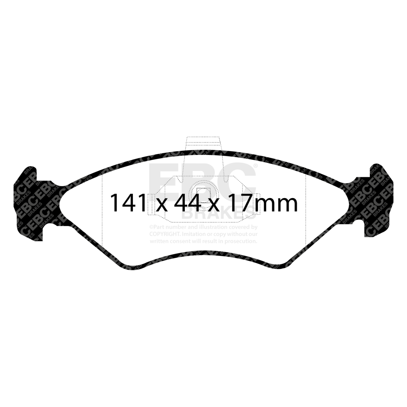 Plaquettes EBC Ultimax DP1050