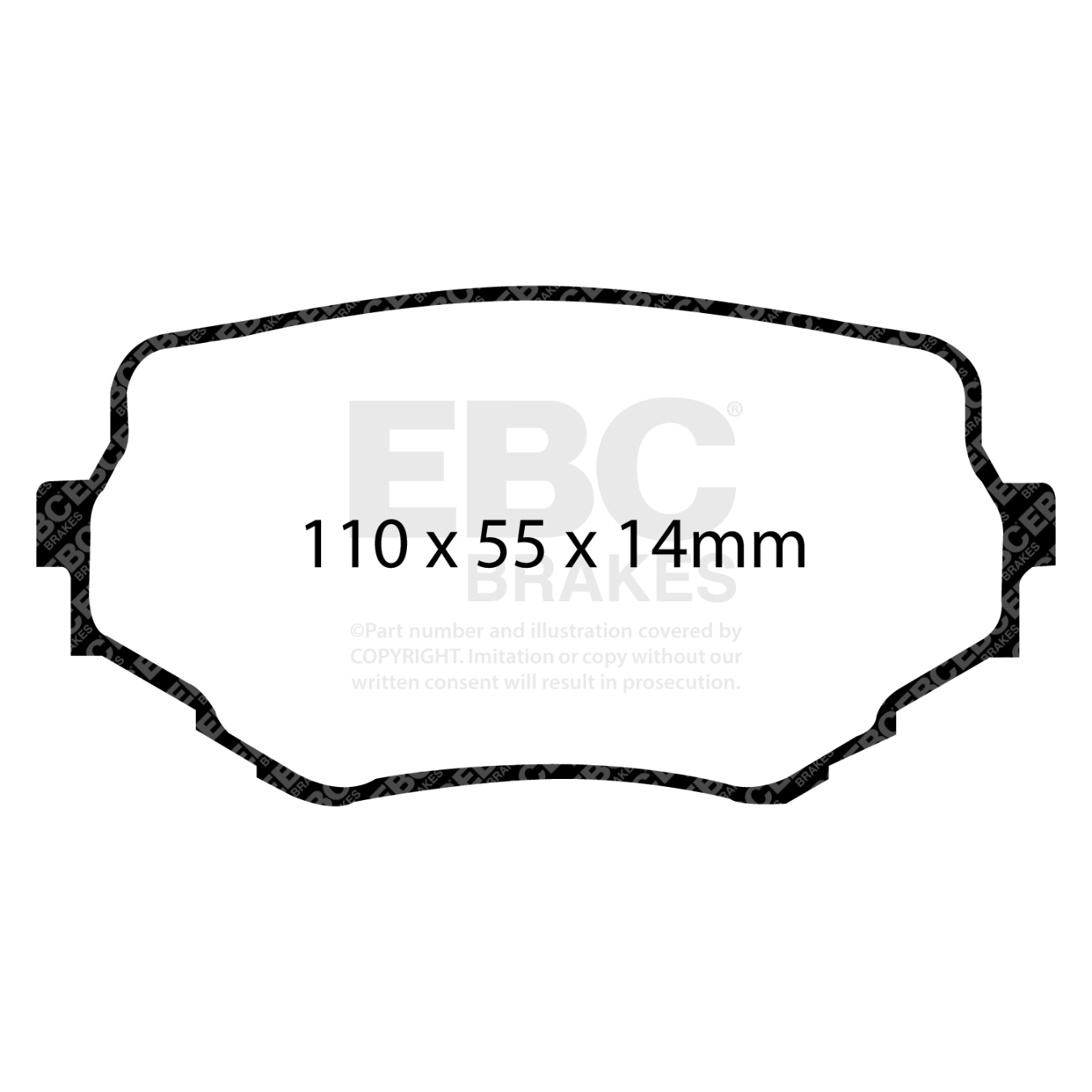Plaquettes EBC Ultimax DP1099