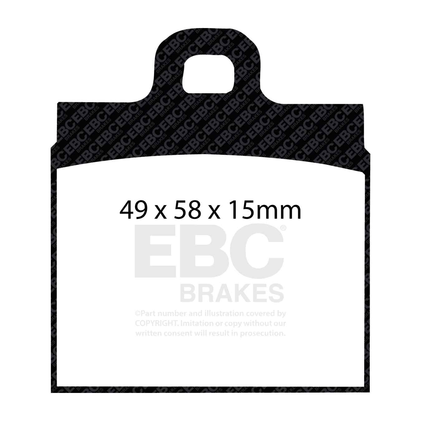 Plaquettes EBC Ultimax DP111