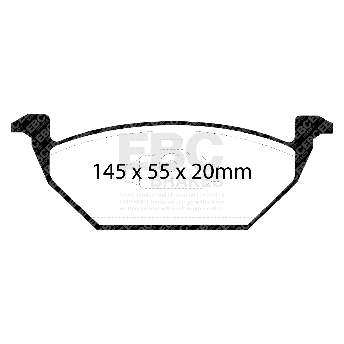 Plaquettes EBC Ultimax DP1117