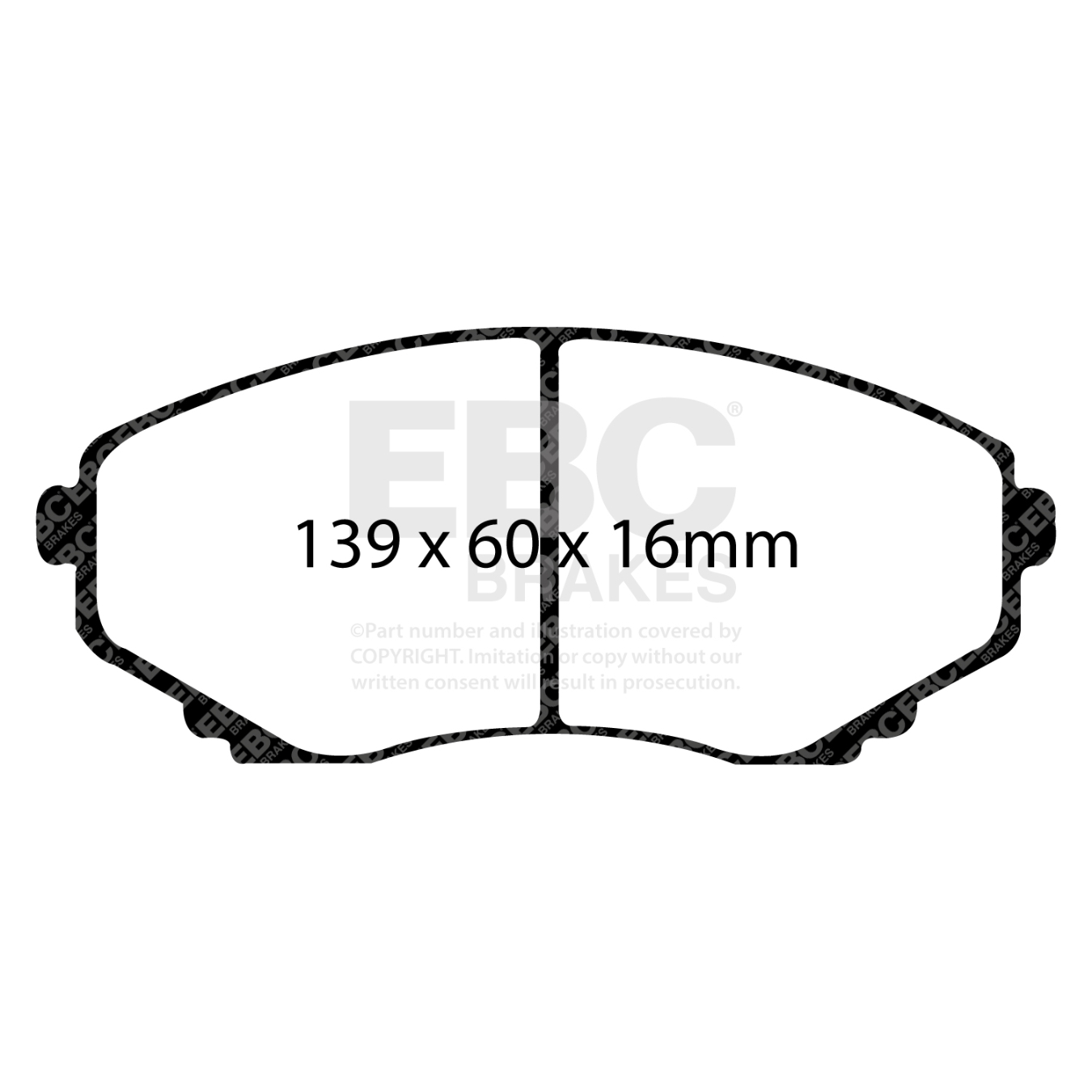 Plaquettes EBC Ultimax DP1121