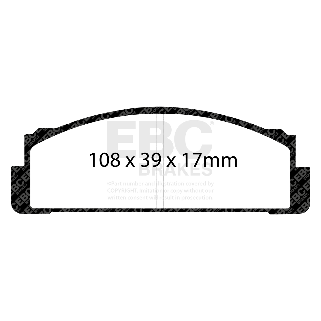 Plaquettes EBC Ultimax DP116