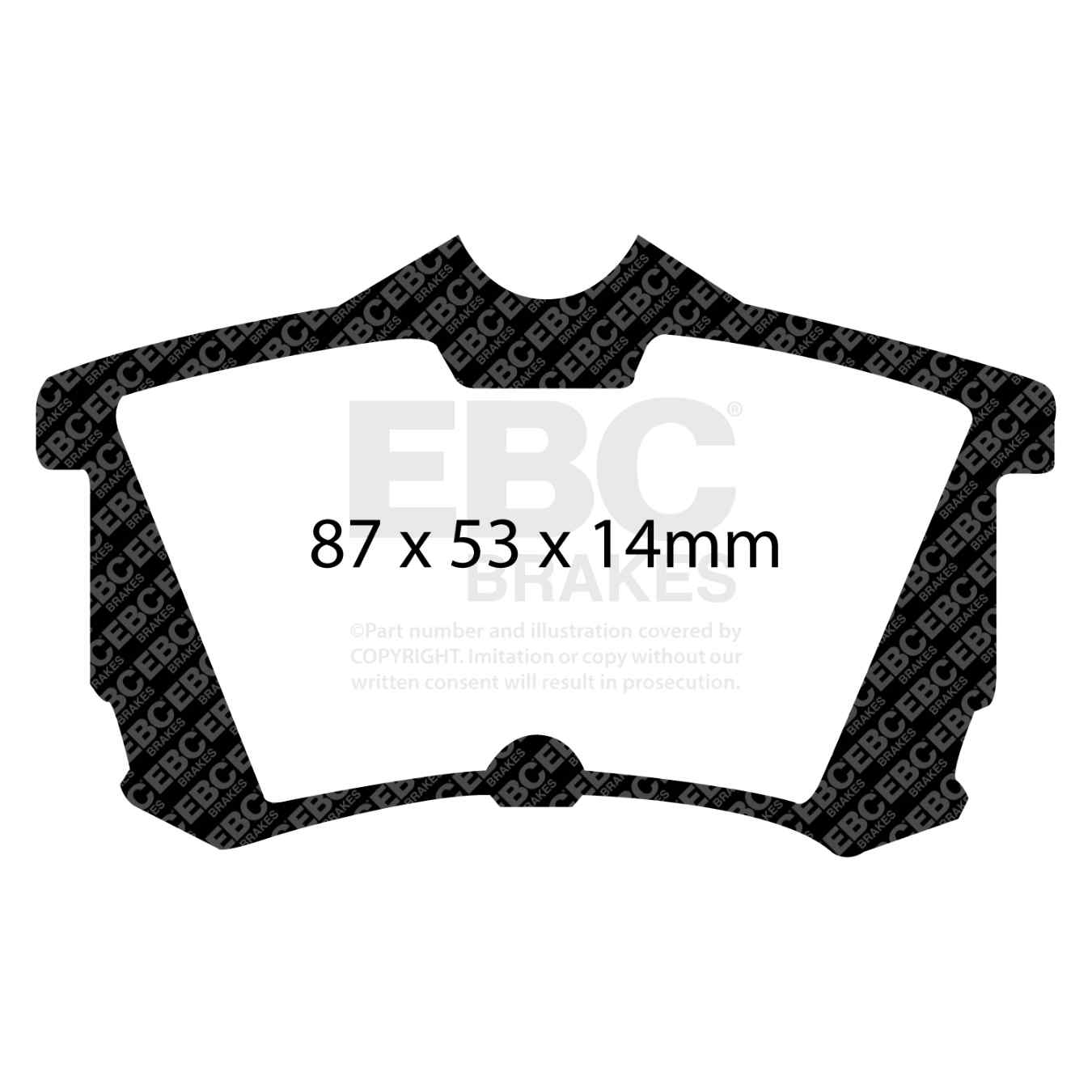 Plaquettes EBC Ultimax DP1216