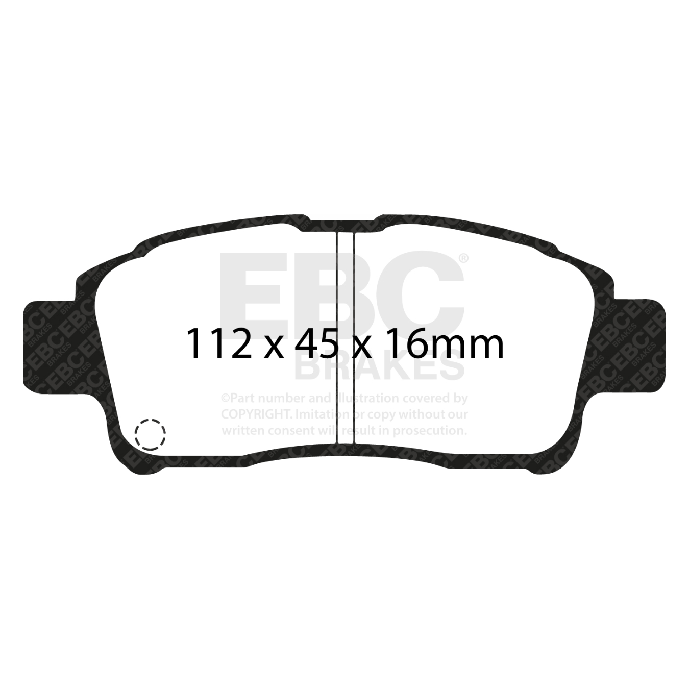 Plaquettes EBC Ultimax DP1225