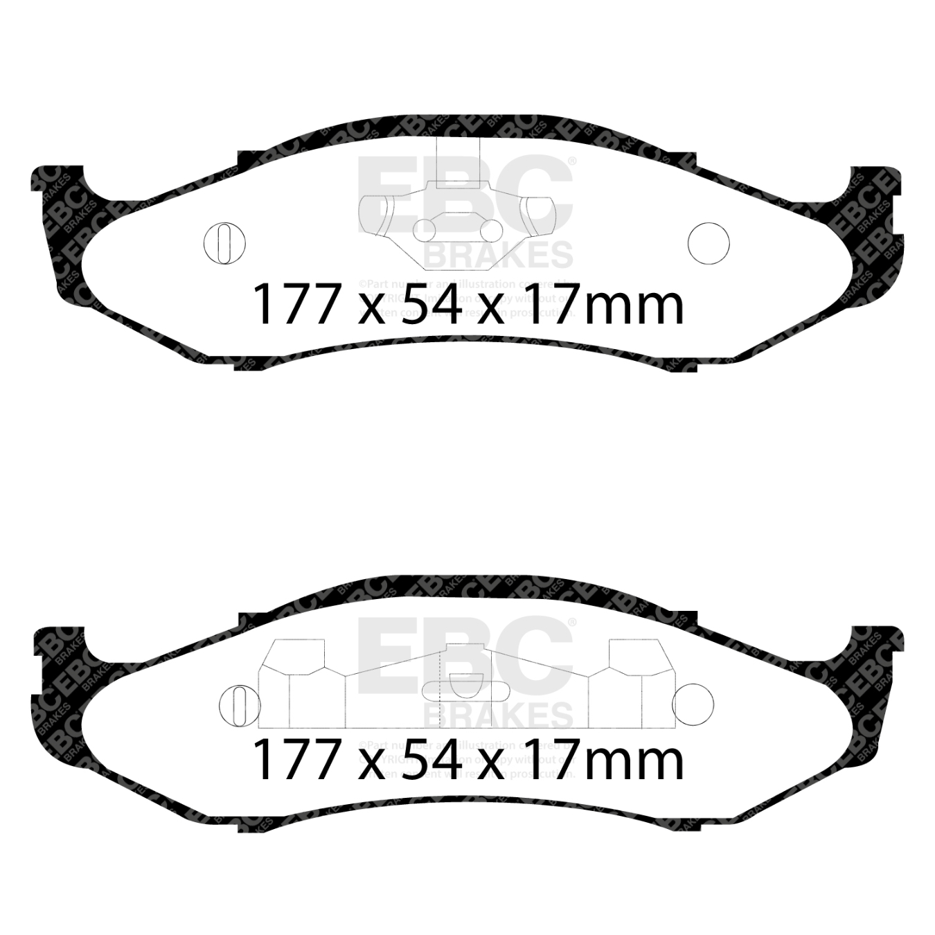 Plaquettes EBC Ultimax DP1255