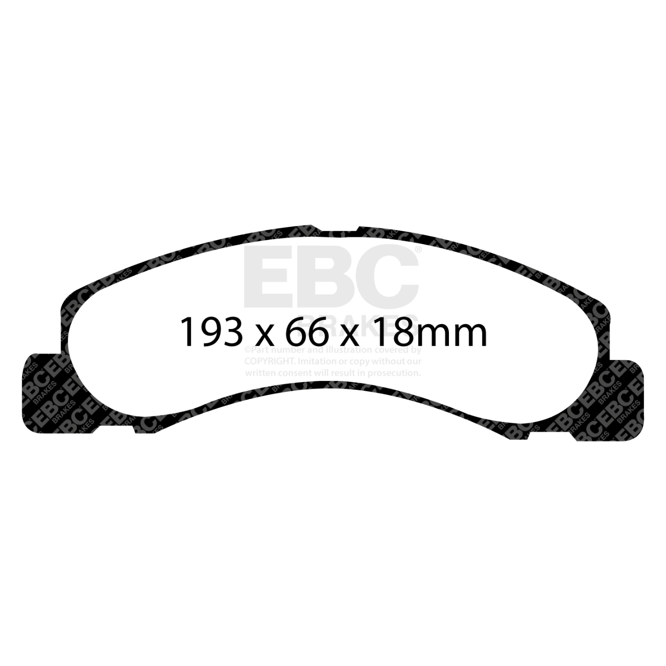 Plaquettes EBC Ultimax DP1308
