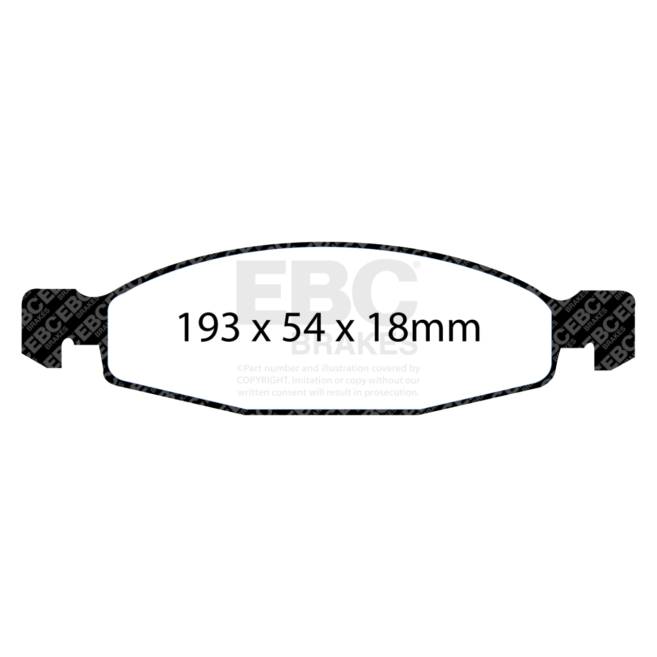 Plaquettes EBC Ultimax DP1312