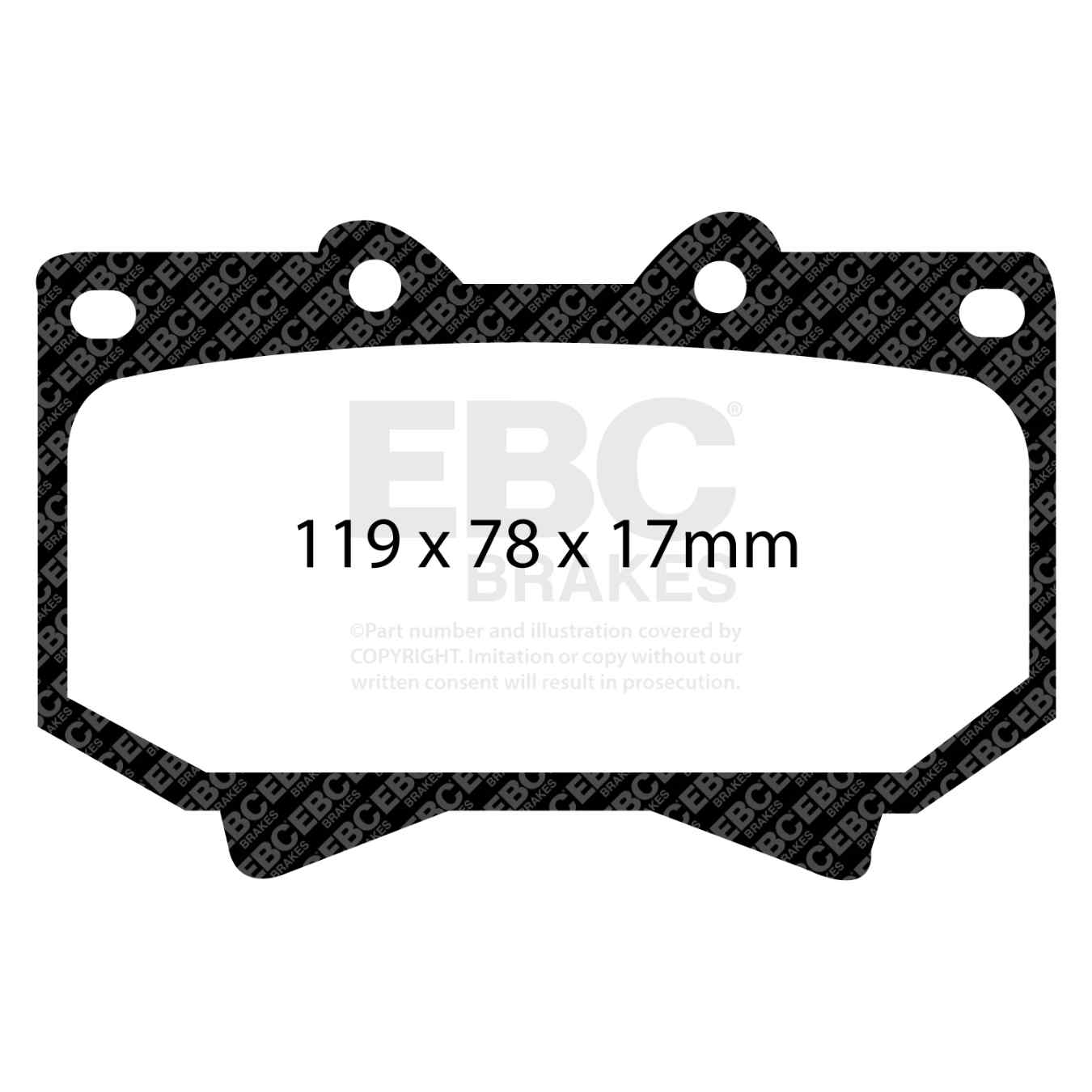 Plaquettes EBC Ultimax DP1319