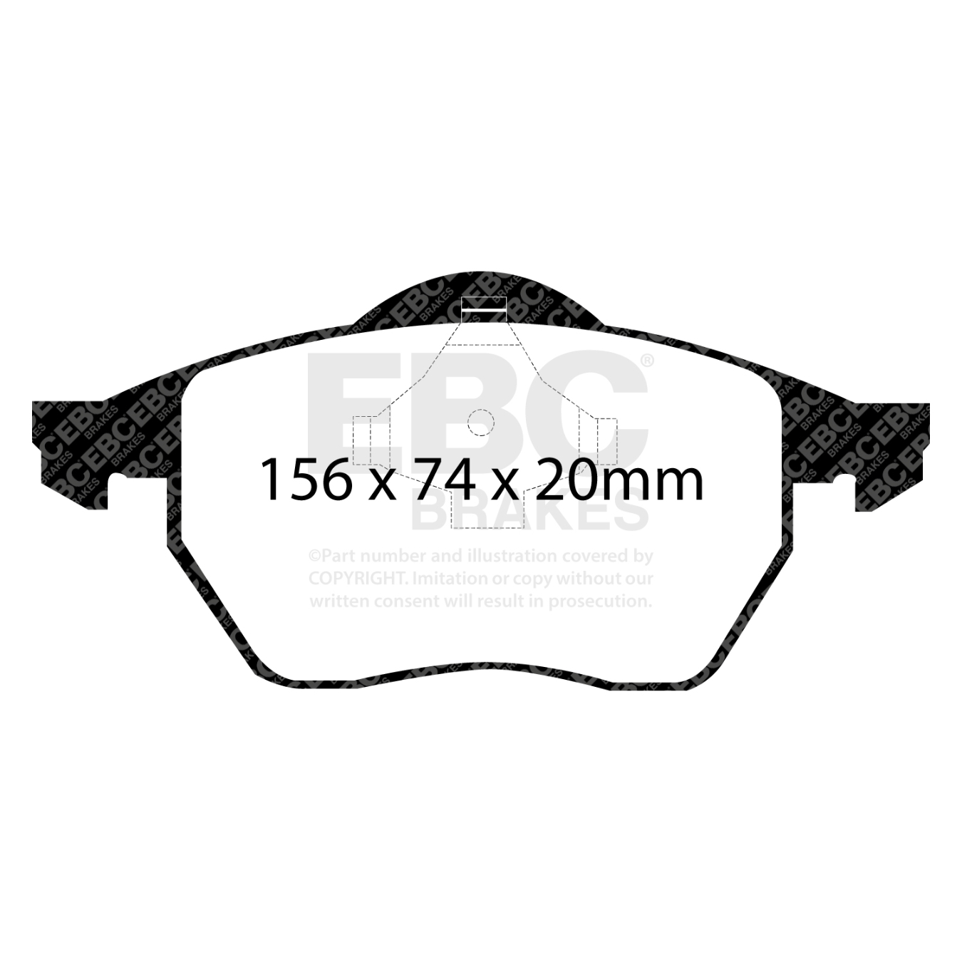 Plaquettes EBC Ultimax DP1324