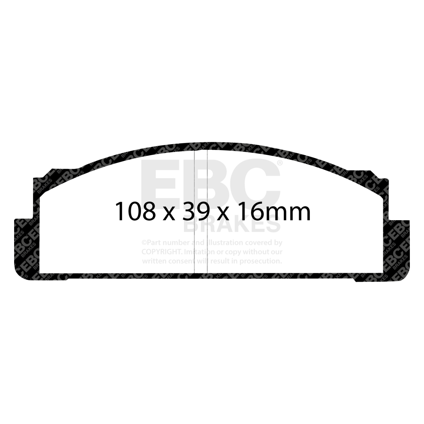 Plaquettes EBC Ultimax DP133