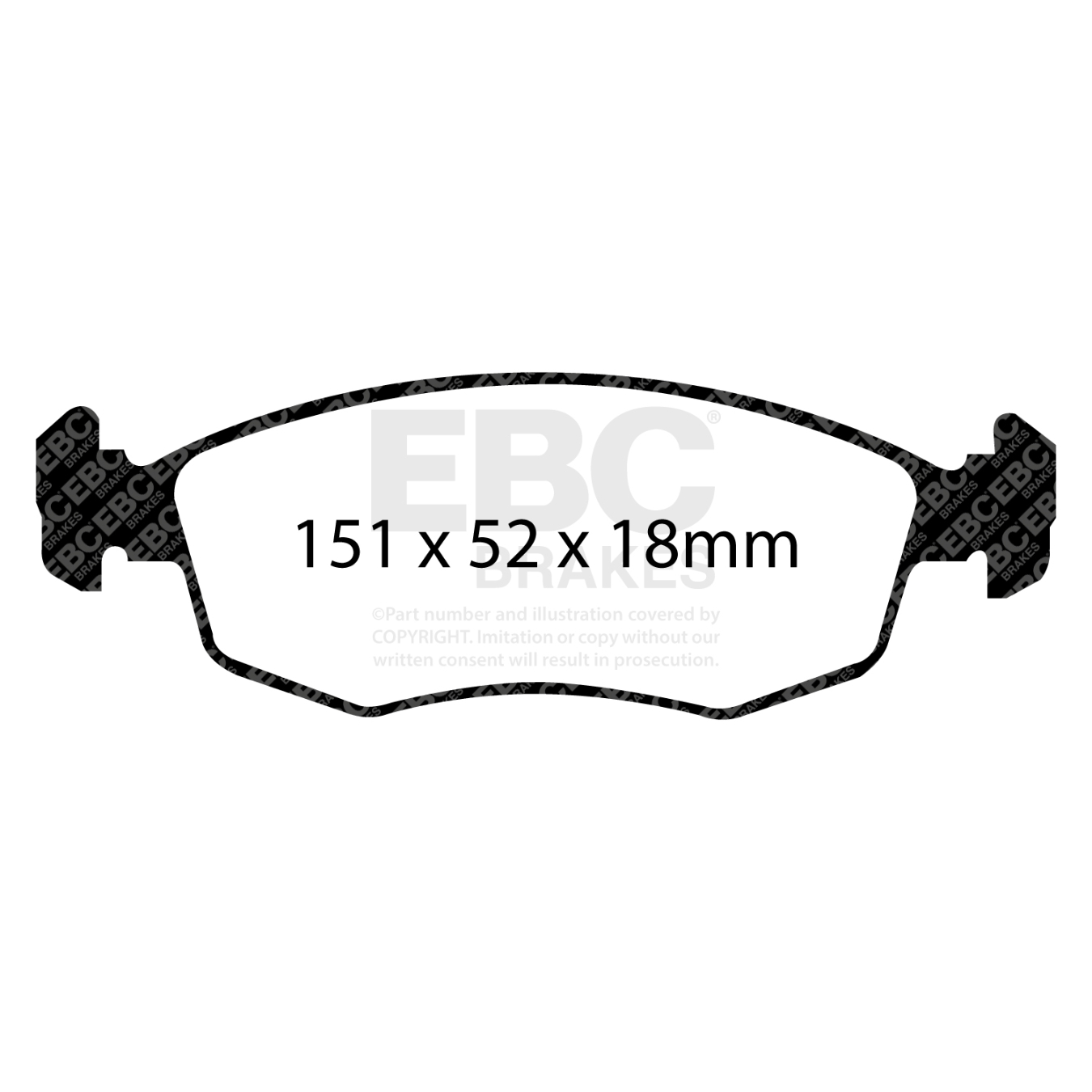 Plaquettes EBC Ultimax DP1337