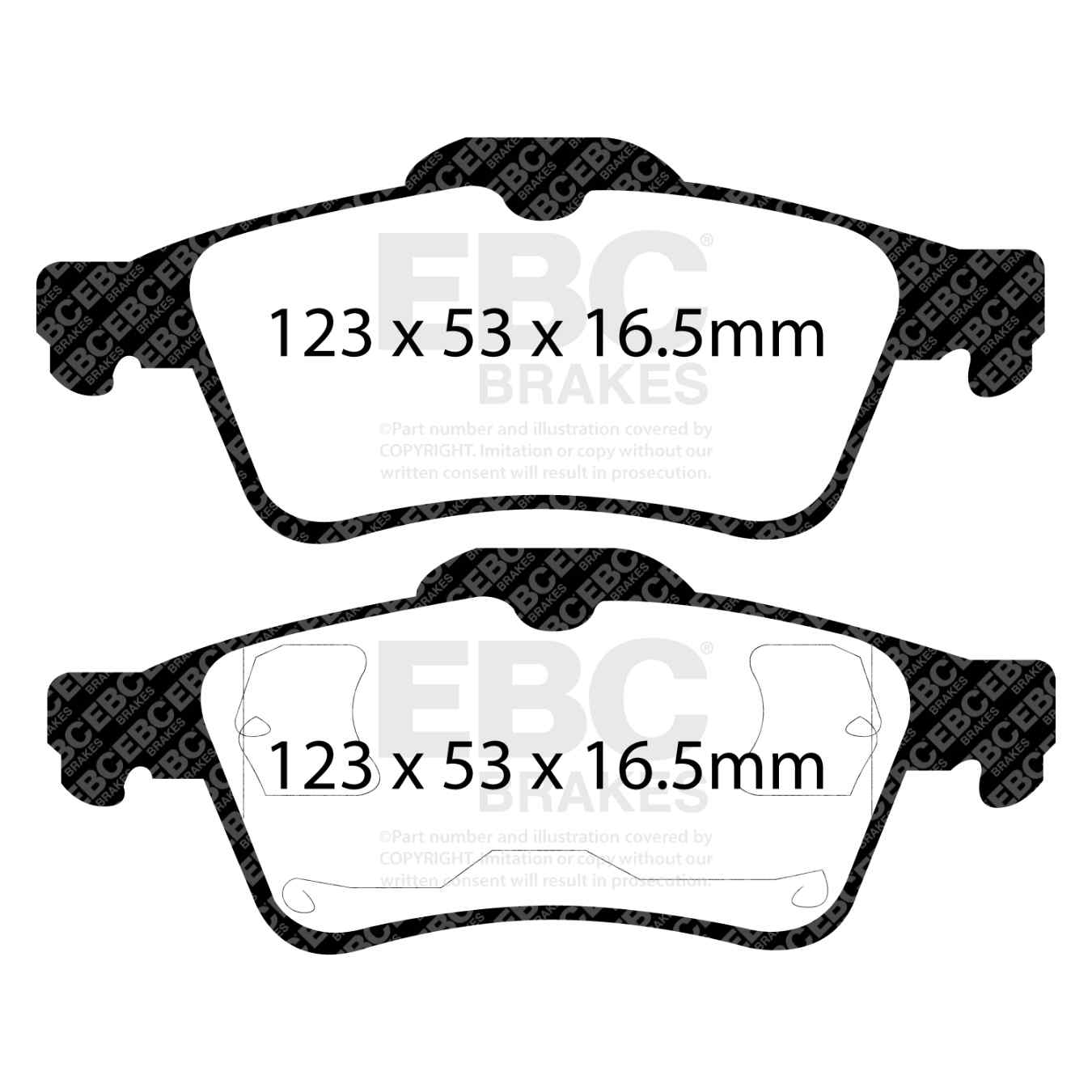 Plaquettes EBC Ultimax DP1354