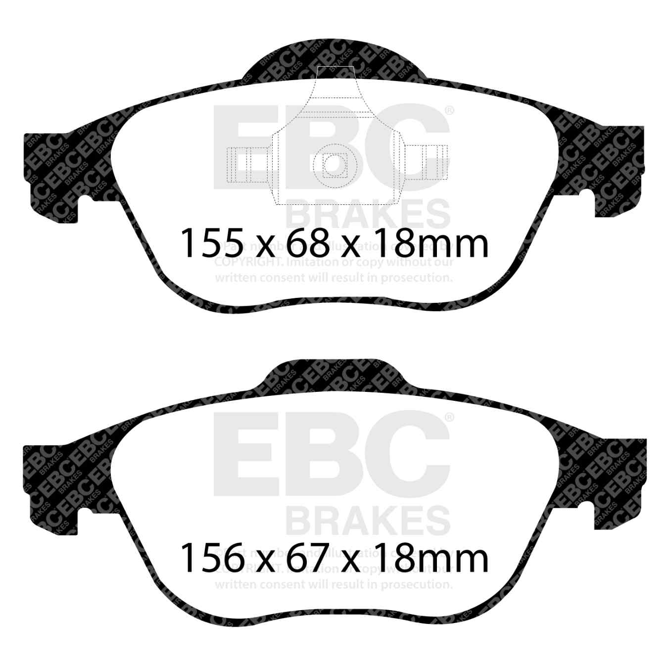 Plaquettes EBC Ultimax DP1394